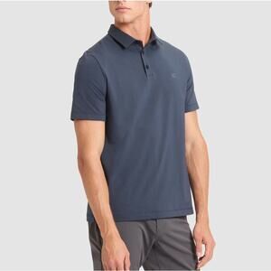 Cozy Earth Men’s Everyday Polo Eclipse Small Soft Logo